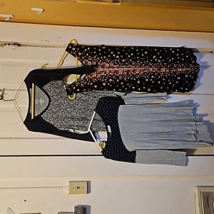 Set of 3 Size S tops 24/7 Maurices 3/4 sleeve and long tank
